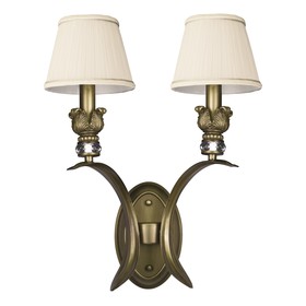 

Бра ANTIQUE 2х40Вт E14, бронза 20x37x43 см