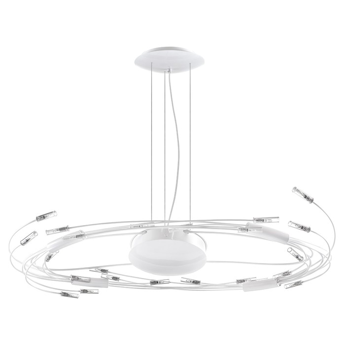 Люстра OVALE 24х20Вт G4 белый 102x57x206см