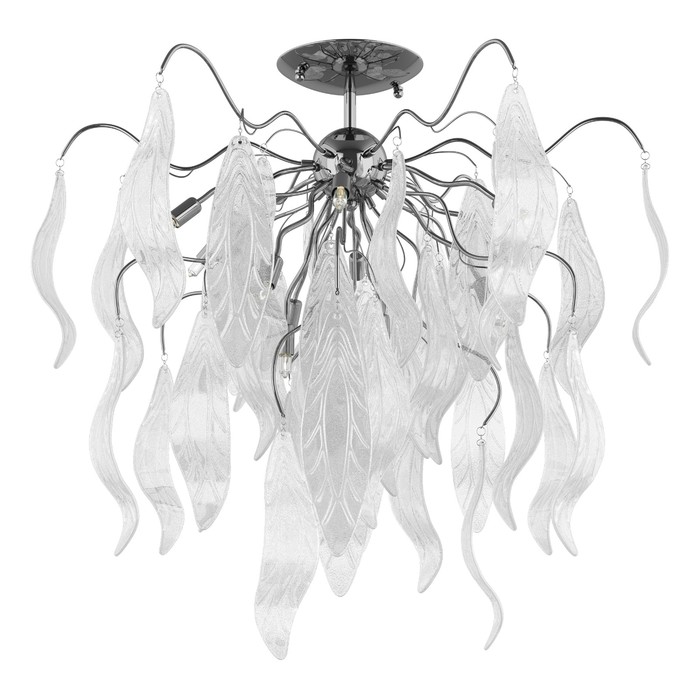 Люстра VETRO 12х40Вт G9 хром 70x70см