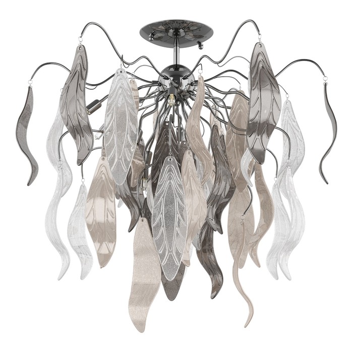 Люстра VETRO 12х40Вт G9 хром 70x70см