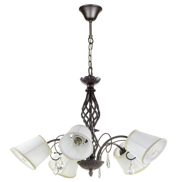 Люстра ESEDRA 5x40Вт E27 коричневый 70x126см