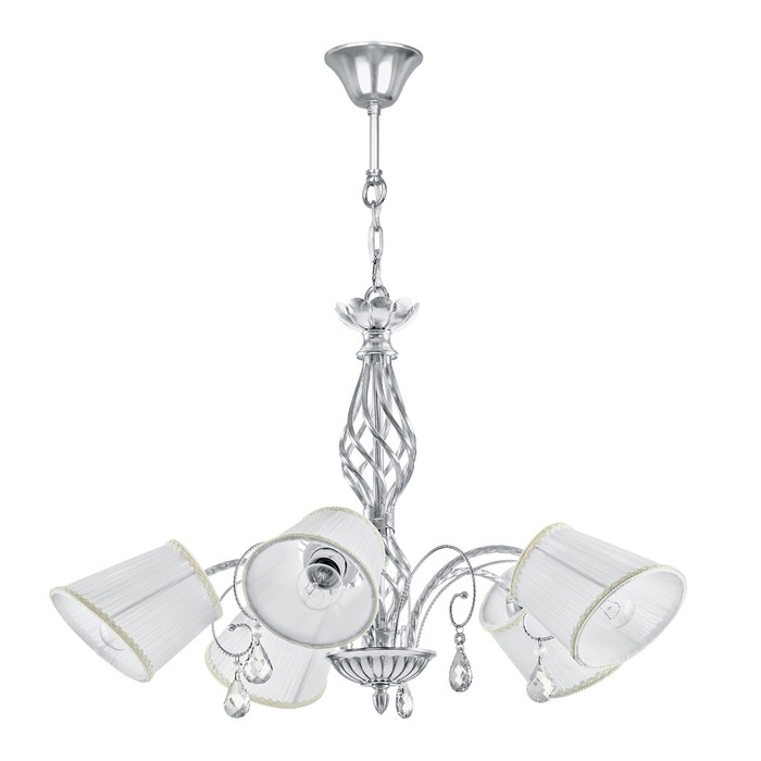 Люстра ESEDRA 5x40Вт E27 серебро 70x126см