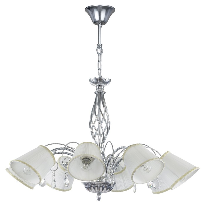 Люстра ESEDRA 8x40Вт E27 серебро 87x174см