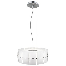 

Люстра LAMELLA 4х40Вт E14 хром, белый 60x120см