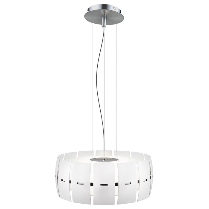 Люстра LAMELLA 4х40Вт E14 хром, белый 60x120см