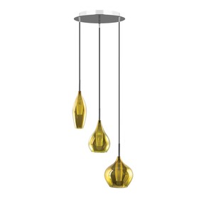 

Светильник PENTOLA 3х25Вт G9 хром, оливковый 40x150см