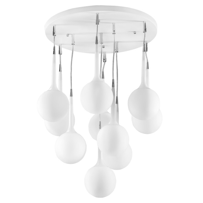 Люстра GLOBO 10х40Вт G9 белый, слоновая кость 50x75см