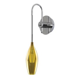 

Бра PENTOLA 1х25Вт G9 хром, оливковый 20,5x13x53см
