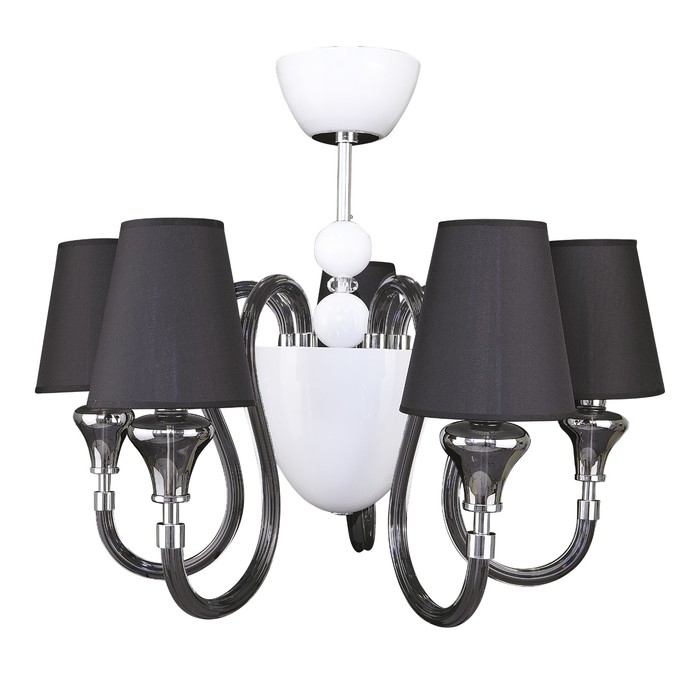 Люстра OTTO 5х25Вт+1х40Вт G9+E14 черный 70x50см