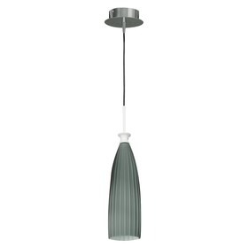 

Люстра подвес AGOLA 1х40Вт E14, хром, серый 8,5x120 см
