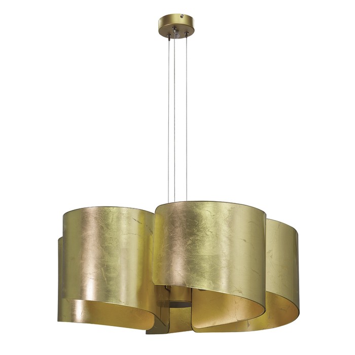 Люстра подвес PITTORE 5х40Вт E27 золото 64x120см