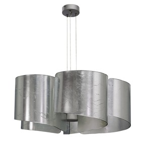 

Люстра подвес PITTORE 5х40Вт E27 серебро 64x120см