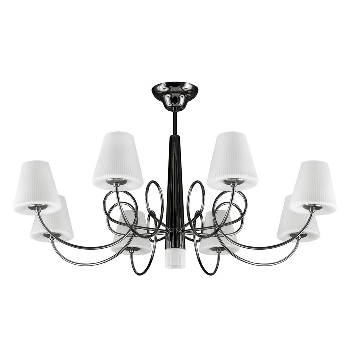 Люстра VORTICO 9х40Вт G9 черный, белый 79x46,5см