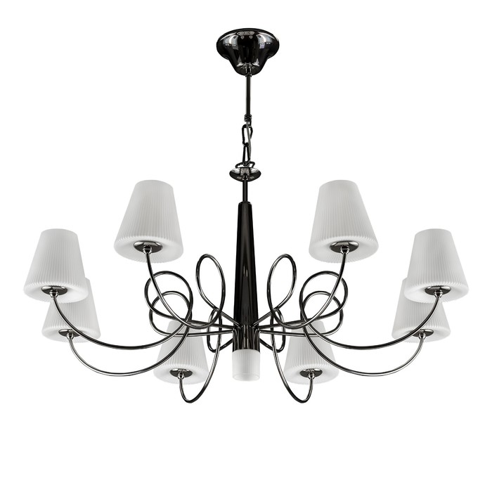 Люстра VORTICO 9х40Вт G9 черный, белый 79x148см