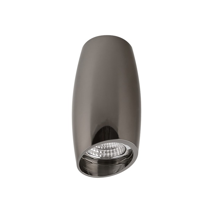 Светильник BALLO 50Вт GU10 черный, хром 7x7x14см