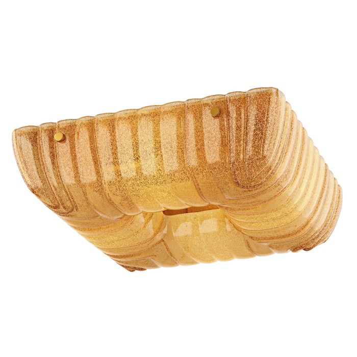 Люстра ZUCCHE 4х60Вт E14 золото, янтарь 38x38x10см