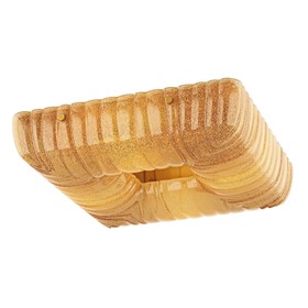 

Люстра ZUCCHE 6х60Вт E14 золото, янтарь 45x45x10см
