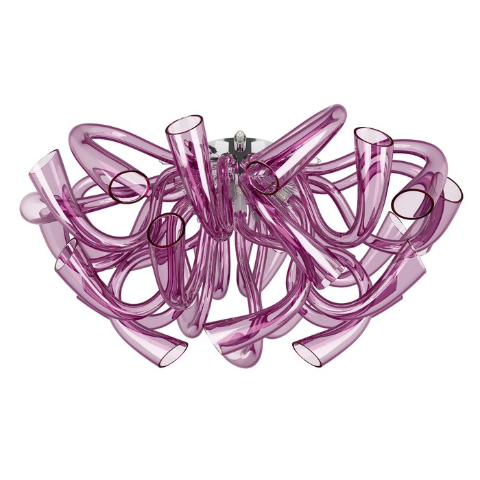 Люстра STELLA 16х6Вт G9 фиолетовый 65x26см