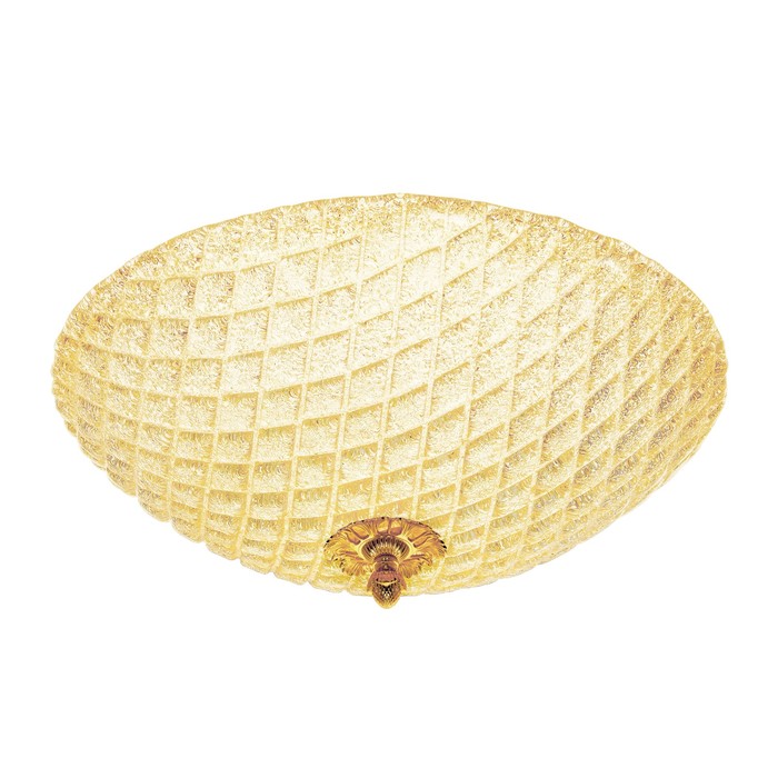 Люстра MURANO 7х40Вт E14 янтарный 52x18см