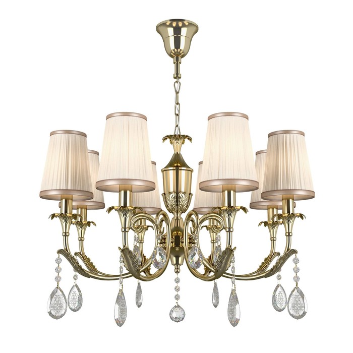 Люстра CAPPA 8x40Вт E14 золото 74x182см