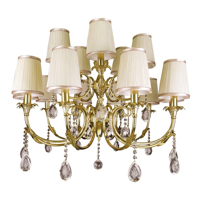 Люстра CAPPA 15x40Вт E14 золото 91x204см