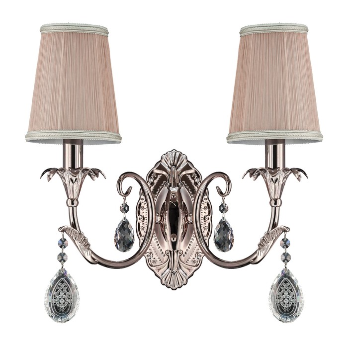 Бра CAPPA 2x40Вт E14 хром 22x43x42см