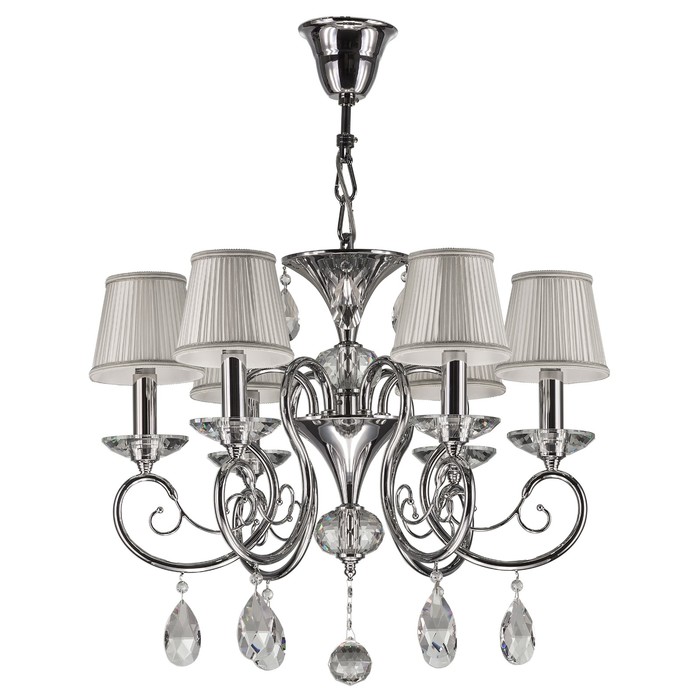 Люстра RICERCO 6х40Вт E14 хром 60x170см