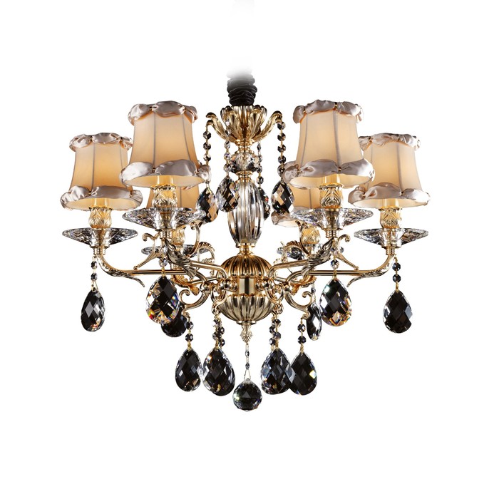 Люстра FIOCCO 6х40Вт E14 золото 63x173см