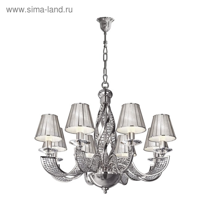 

Люстра ALVEARE 8х40Вт E14, хром 70x180 см