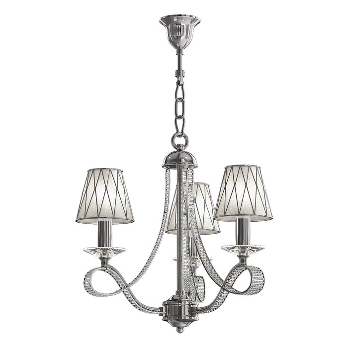 Люстра RICCIO 3х40Вт E14 хром 45x170см