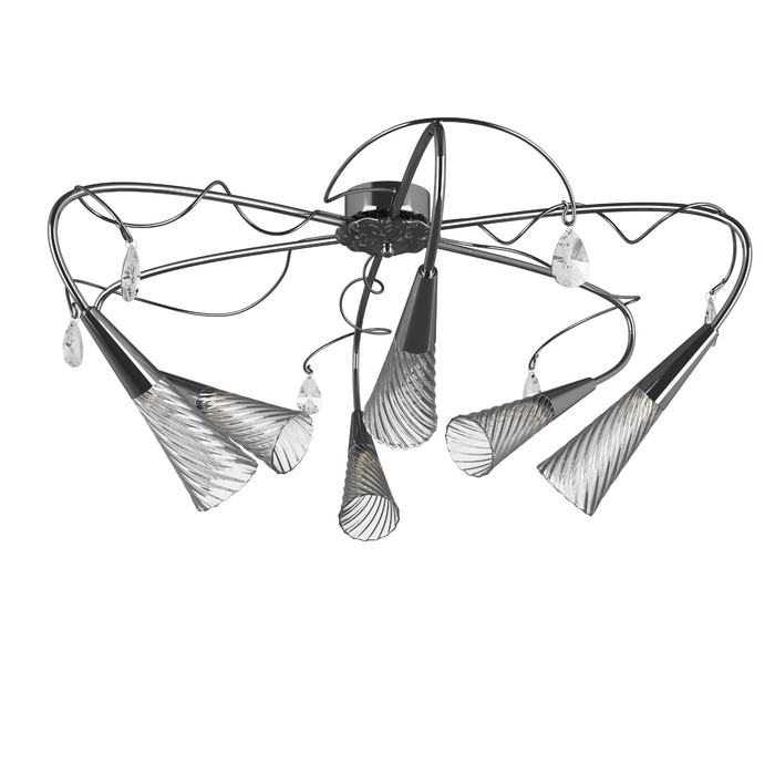 Люстра AEREO 6х25Вт G9 хром 75x35см