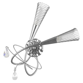 

Бра AEREO 2х25Вт G9 серебро 15x37x50см