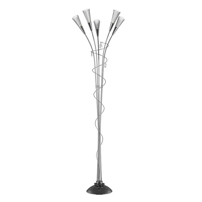 Торшер AEREO 5х25Вт G9 хром 55x184см