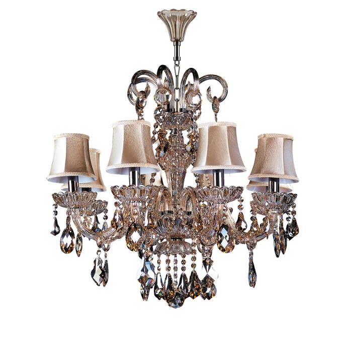 Люстра NATIVO 8x40Вт E14 коньяк 70x180см