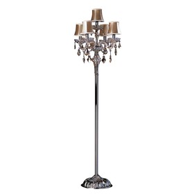 

Торшер NATIVO 5x40Вт E14 коньяк, черный, хром, бежевый 48x167см