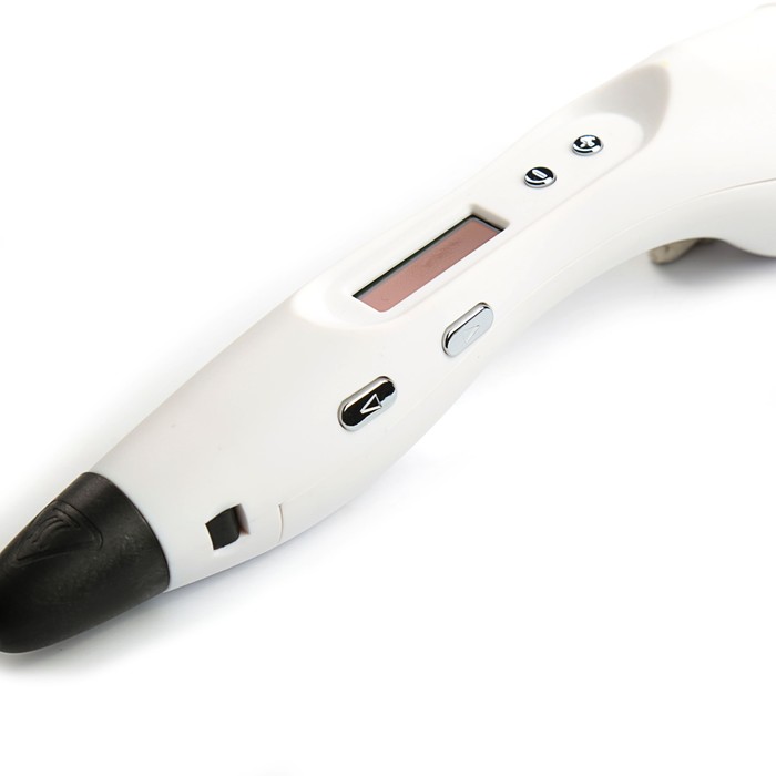 3D-ручка Funtastique ONE FP001A, ABS и PLA, с дисплеем, белый (+ пластик, 3 цвета)