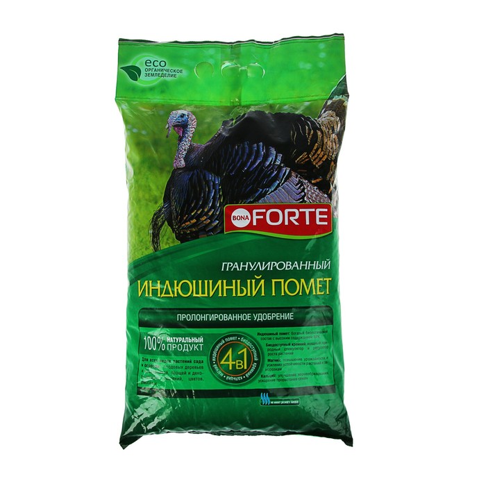 Удобрение Бона Форте ОГ Индюшиный помет, пак. 5 кг