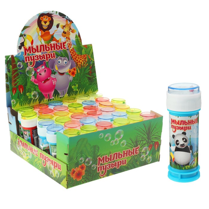 Мыльные пузыри "Экзотические звери", 50 мл