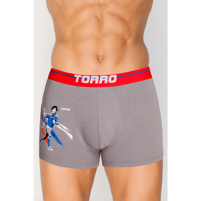Трусы мужские боксеры TMX7032 цвет серый (grey), р-р 56 (XXXL)
