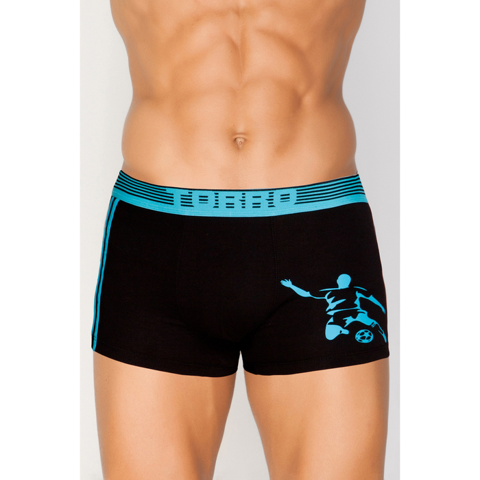 Трусы мужские боксеры TMX7033 цвет чёрный (black), р-р 56 (XXXL)