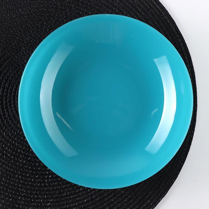 Тарелка 20 см, цвет бирюзовый