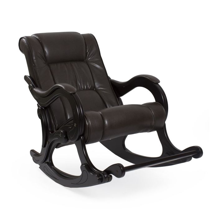 Кресло-качалка Модель 77 Венге/Вегас Амбер Коричневый