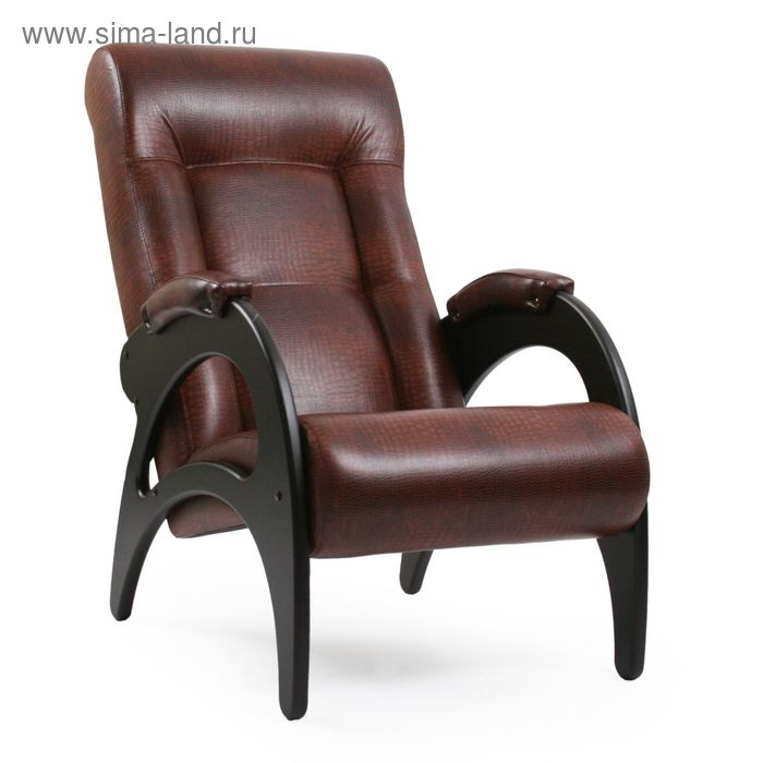 Кресло для отдыха Модель 41 Без лозы/Венге/Антик Крокодил кресло качалка модель 44 без лозы венге антик крокодил
