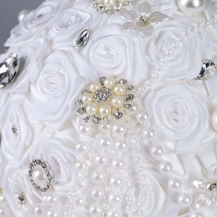 Свадебный букет, белый 27*30*24см