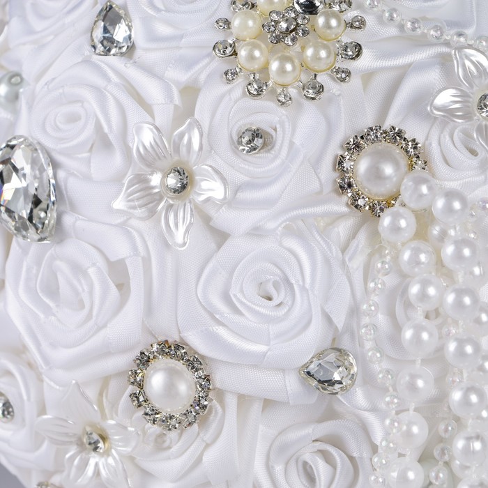 Свадебный букет,белый, 26*26*22см