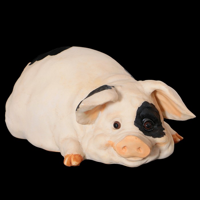 Сувенир «Пятнистая хрюшка», 12,5×7,5×5 см, полистоун