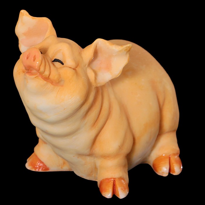 Сувенир «Мечтательная хрюшка», 5×7×5,5 см, полистоун