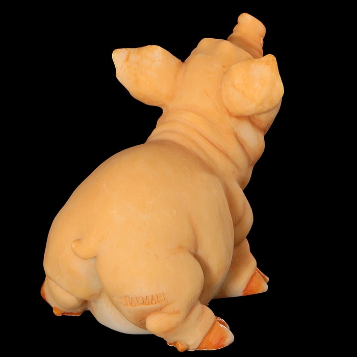 Сувенир «Мечтательная хрюшка», 5×7×5,5 см, полистоун