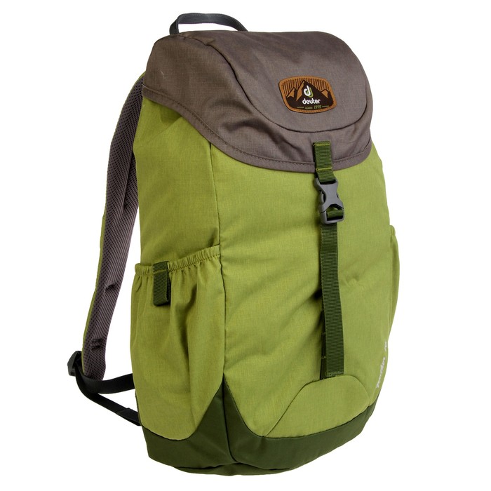 Рюкзак молодежный эргоном.спинка на кулиске с замком Deuter 46*26*19 Walker 16 зелёный