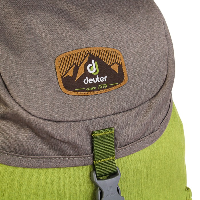 Рюкзак молодежный эргоном.спинка на кулиске с замком Deuter 46*26*19 Walker 16 зелёный